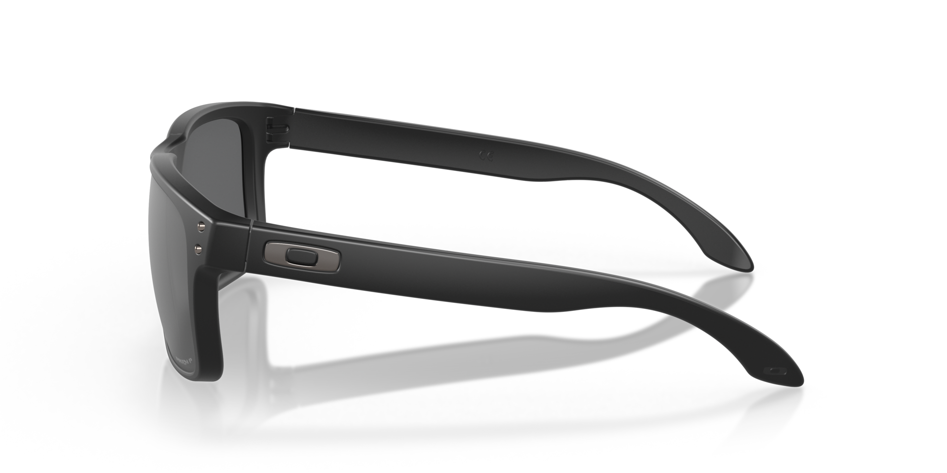 Holbrook™ Matzwart KunststofSunglass Frames van B24, Zijaanzicht