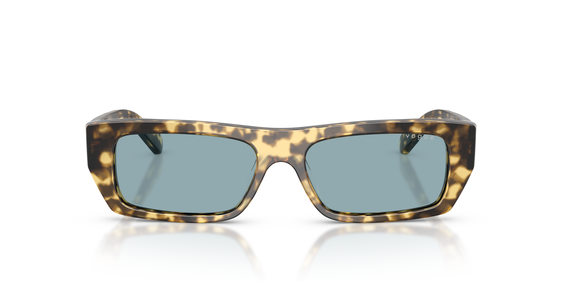 VO5657SU Brown & Beige Tortoise AcetaatSunglass Frames van B24, Vooraanzicht