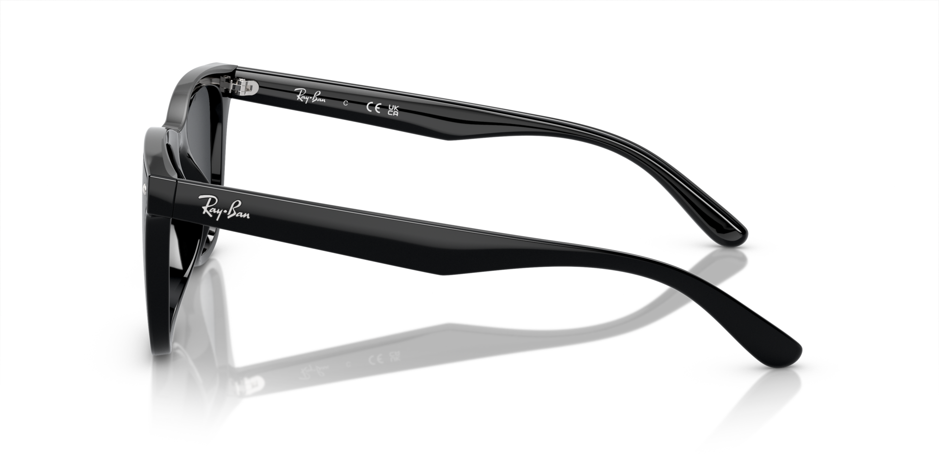 RB4420 Schwarz KunststoffSunglass Frames von B24, Seitenansicht