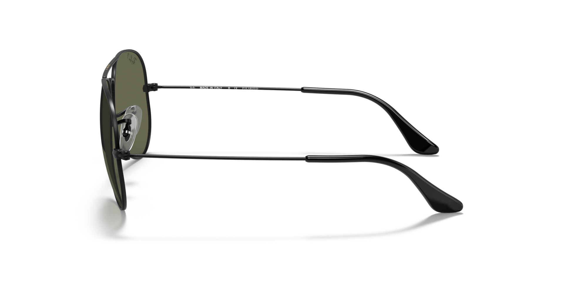 RB3025 Zwart MetaalSunglass Frames van B24, Zijaanzicht