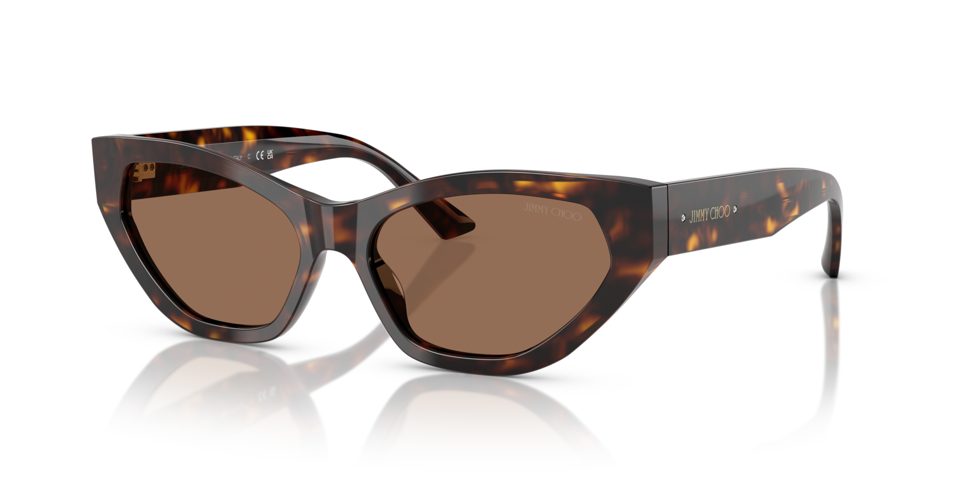 JC5022B Havana AcetatSunglass Frames von B24, Dreiviertelansicht