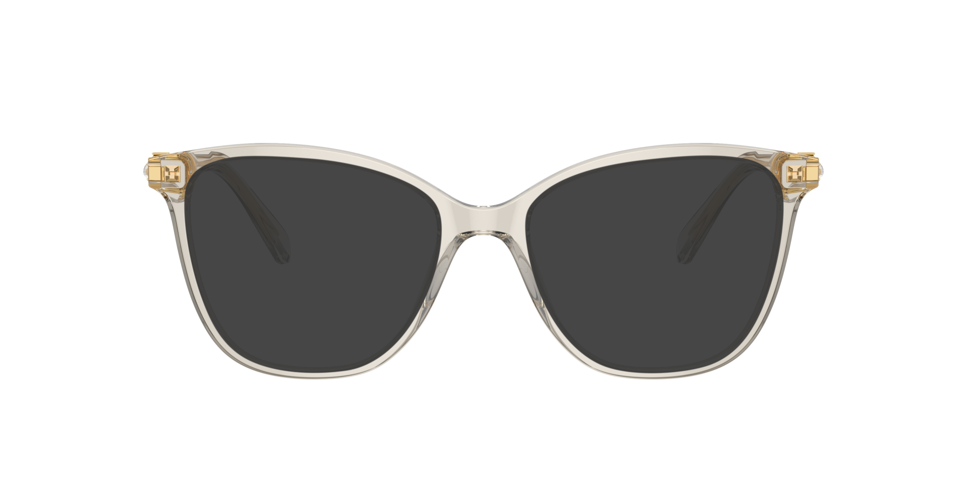 SK2020 Transparent Beige AcetatEyeglass Frames von B24, mit getönten Gläsern
