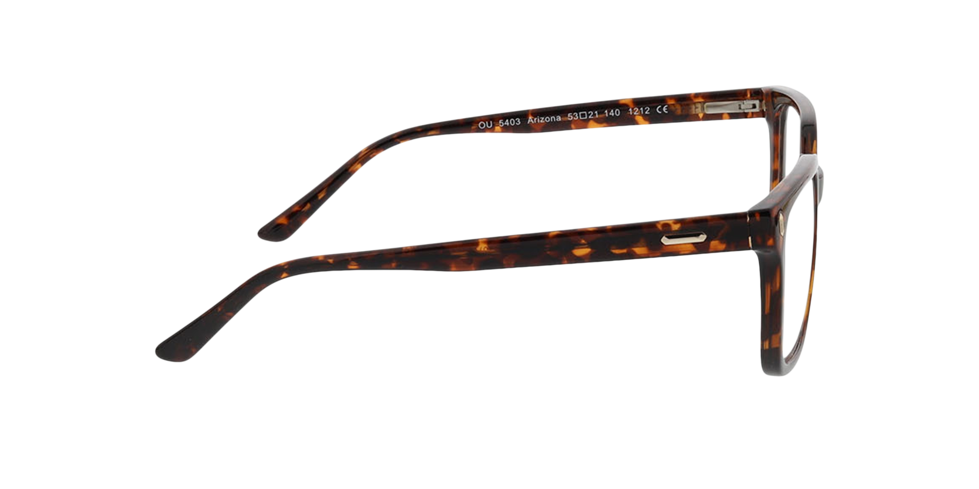 Arizona Havana KunststofEyeglass Frames van B24, Zijaanzicht