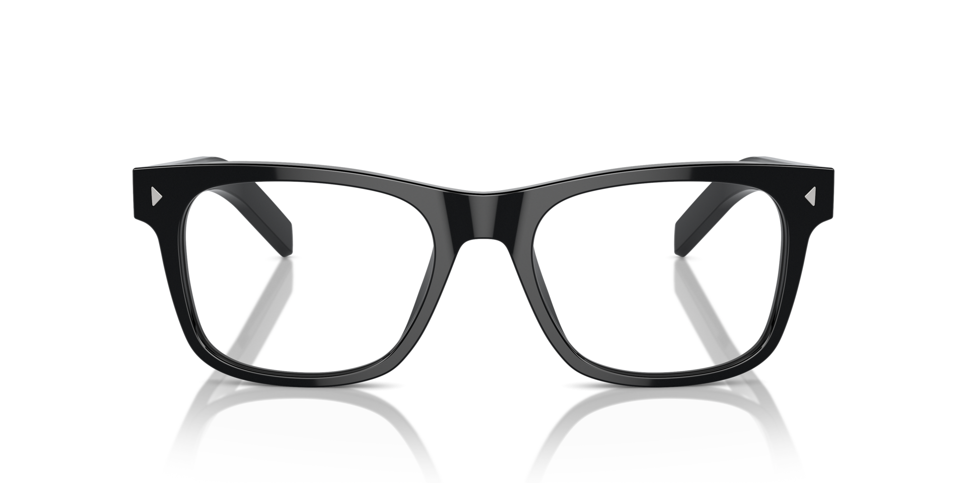 PR A13V Zwart AcetaatEyeglass Frames van B24, Vooraanzicht