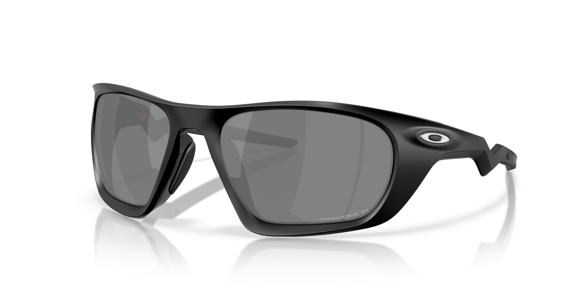 Lateralis Matzwart KunststofSunglass Frames van B24, Hoekweergave