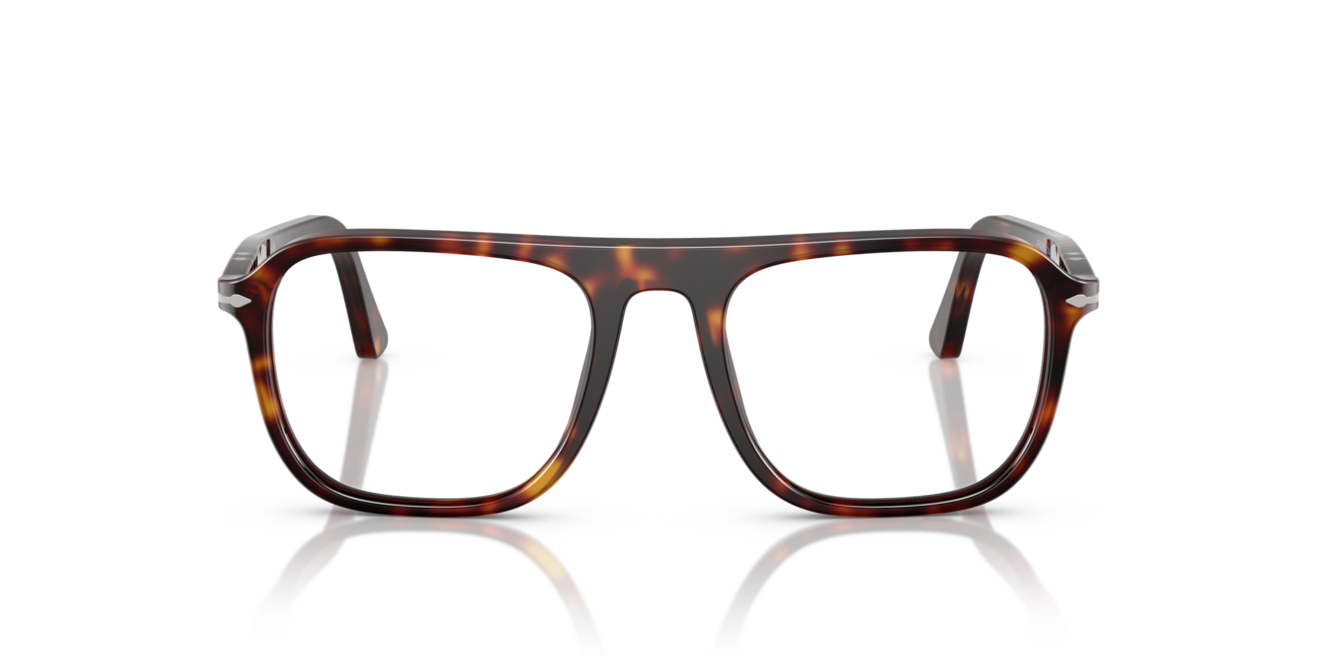 PO3359V Havana AcetatEyeglass Frames von B24, Vorderansicht