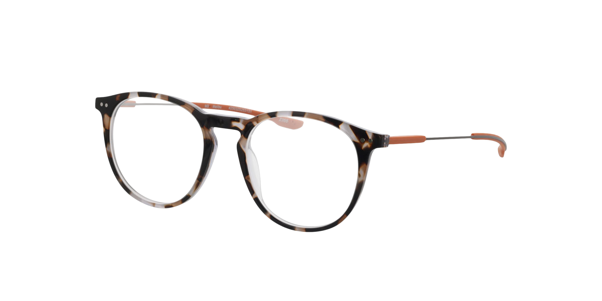 Malibu Bilayer Havana AcetatEyeglass Frames von B24, Dreiviertelansicht