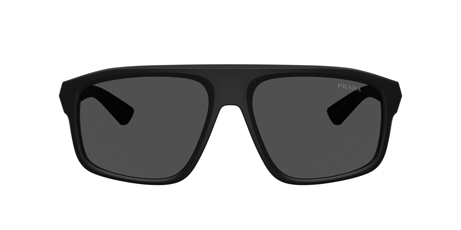 PS B02S Matzwart KunststofSunglass Frames van B24, met getinte lenzen