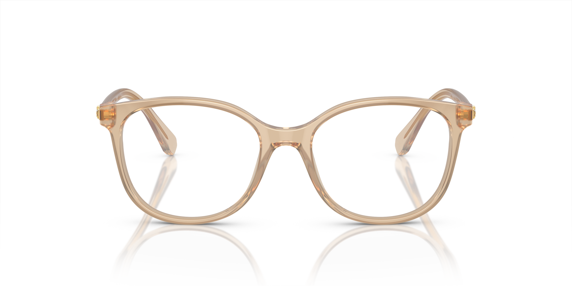 SK2002 Opaline Light Brown AcetatEyeglass Frames von B24, Vorderansicht