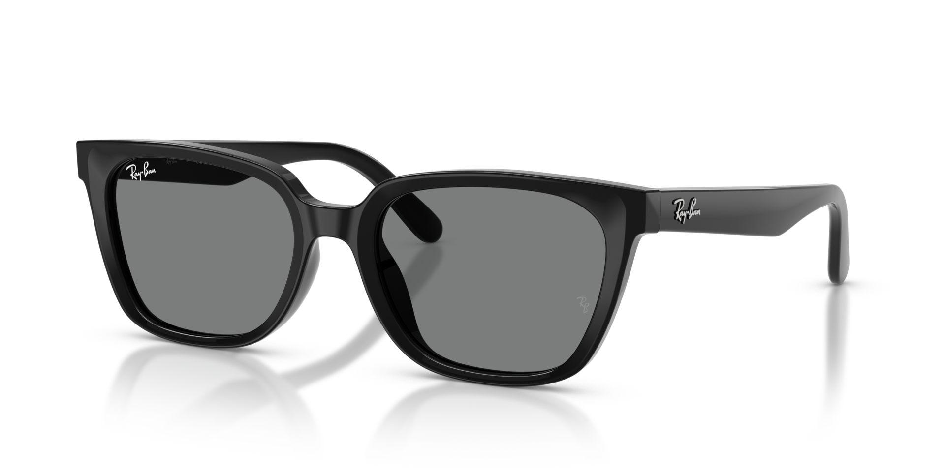 RB2243D Schwarz AcetatSunglass Frames von B24, Dreiviertelansicht