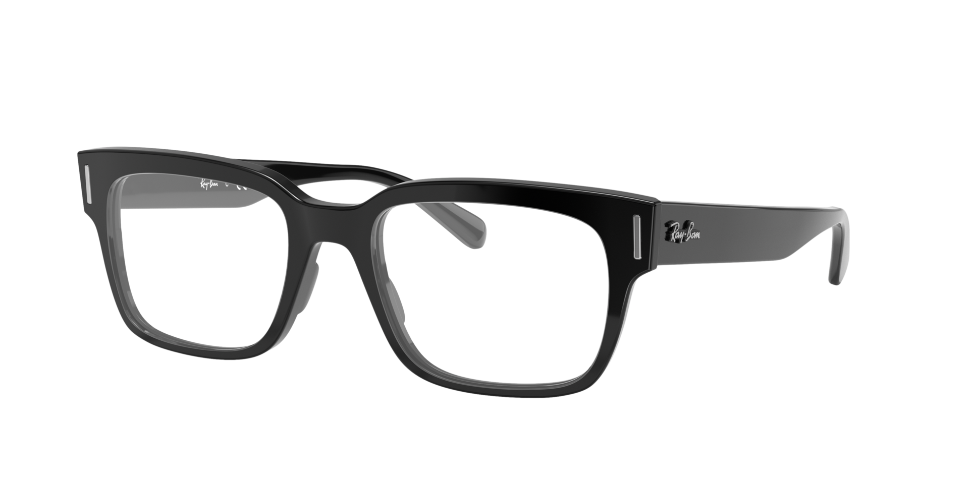RB5388 Schwarz AcetatEyeglass Frames von B24, Dreiviertelansicht