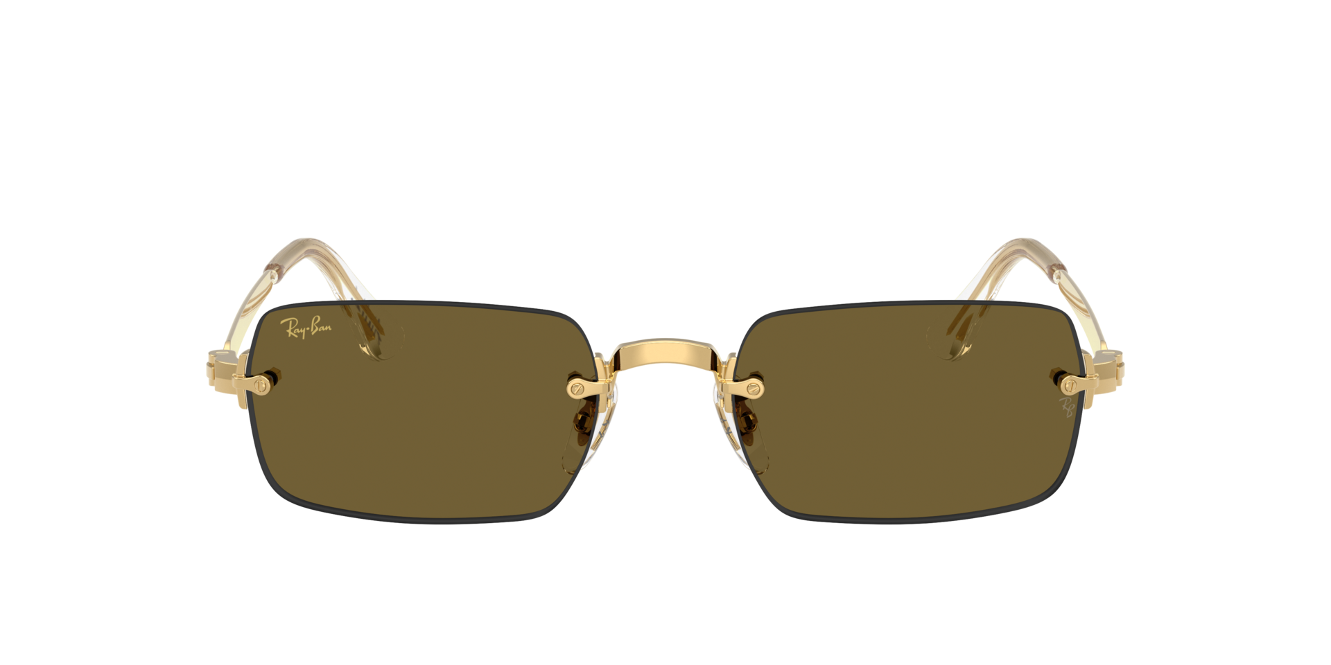 RB3928 Arista Gold MetallSunglass Frames von B24, mit getönten Gläsern