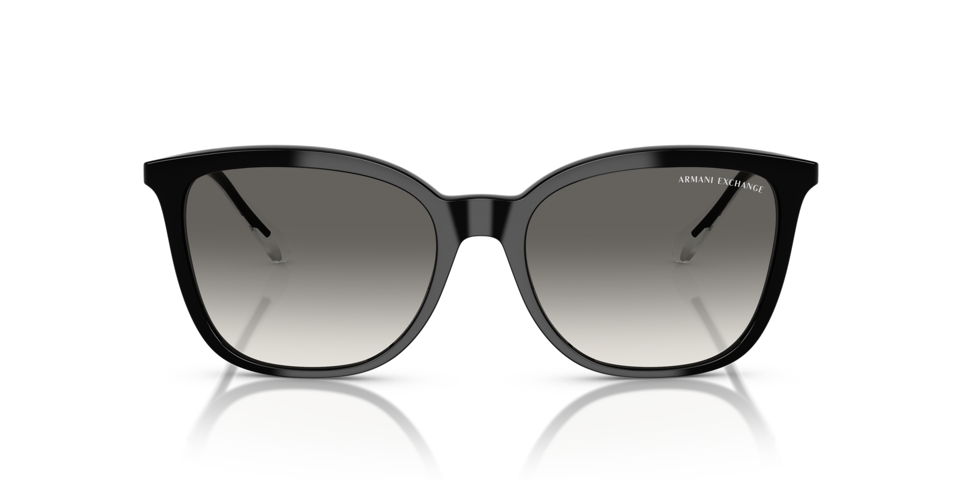 AX4151S Schwarz glänzend KunststoffSunglass Frames von B24, Vorderansicht