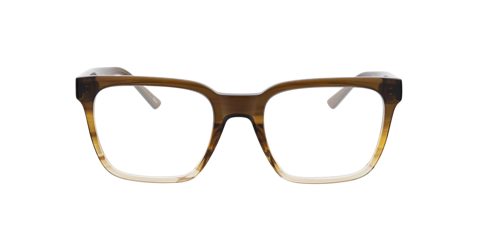 Atlanta Braun Verlaufstönung AcetatEyeglass Frames von B24, Vorderansicht