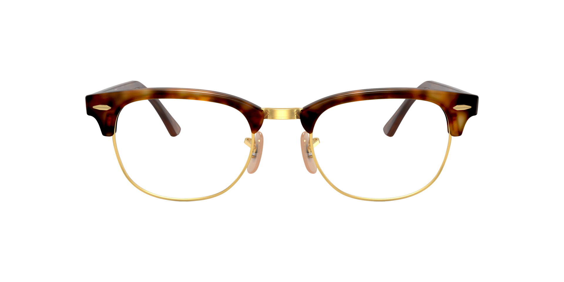 RB5154 Rood Havana AcetaatEyeglass Frames van B24, Vooraanzicht