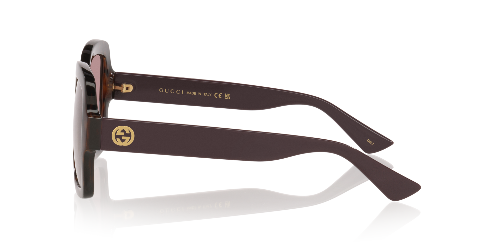 GG1337S Tortoise KunststoffSunglass Frames von B24, Seitenansicht