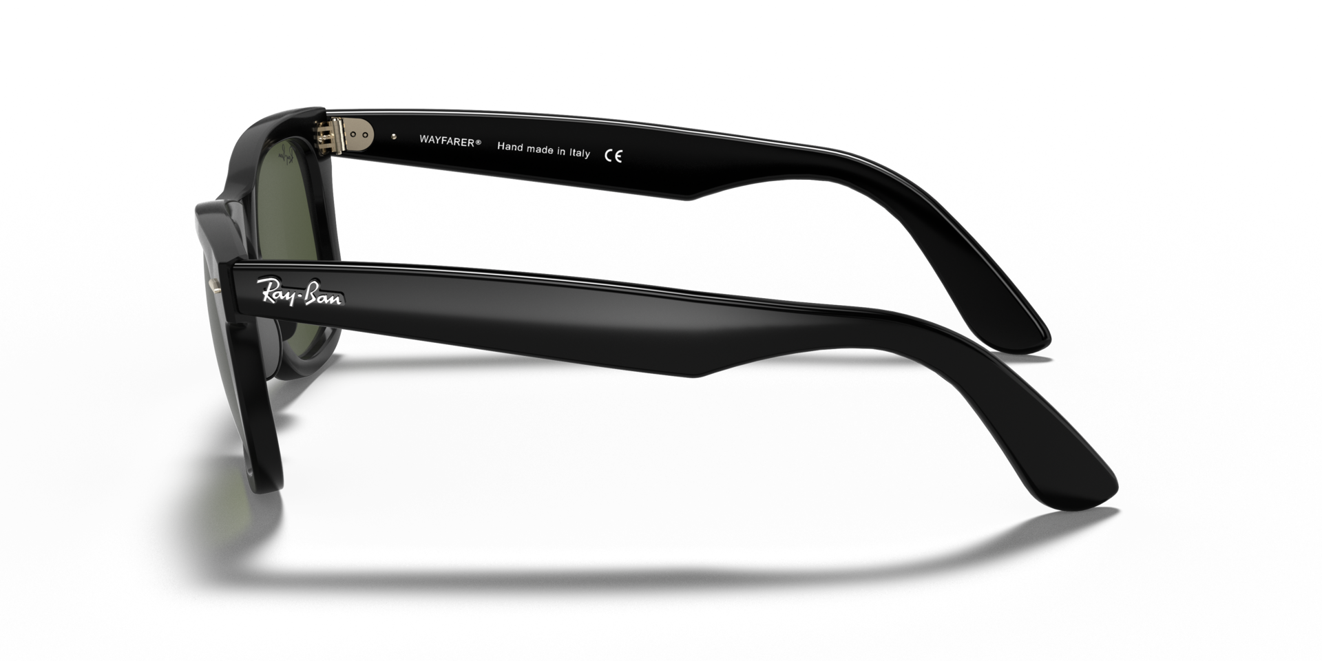 RB4340 Zwart KunststofSunglass Frames van B24, Zijaanzicht