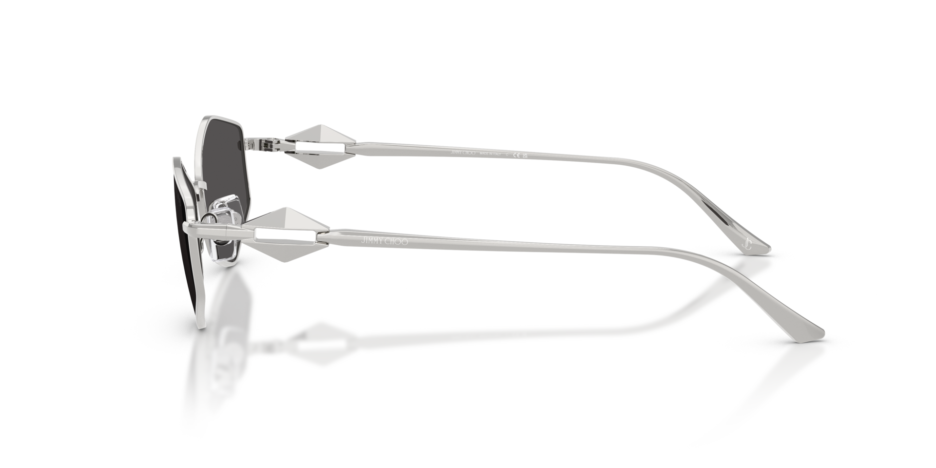 JC4017 Zilver MetaalSunglass Frames van B24, Zijaanzicht