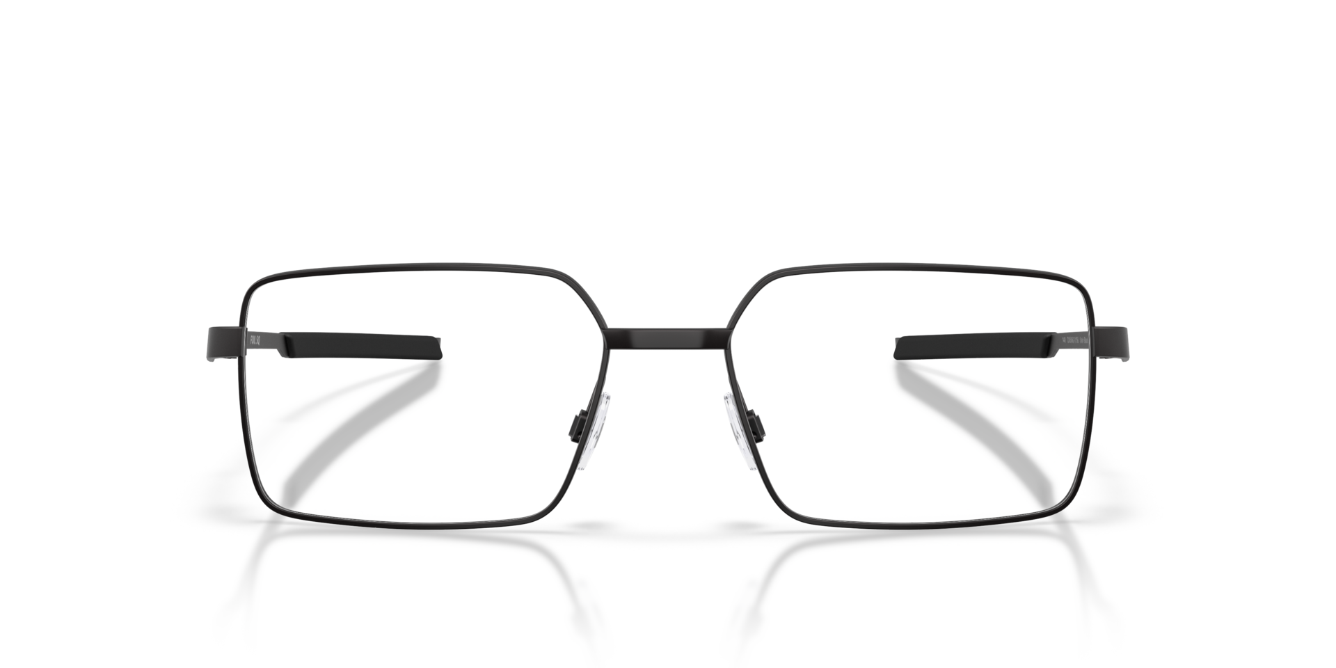 Foil SQ Schwarz satiniert MetallEyeglass Frames von B24, Vorderansicht