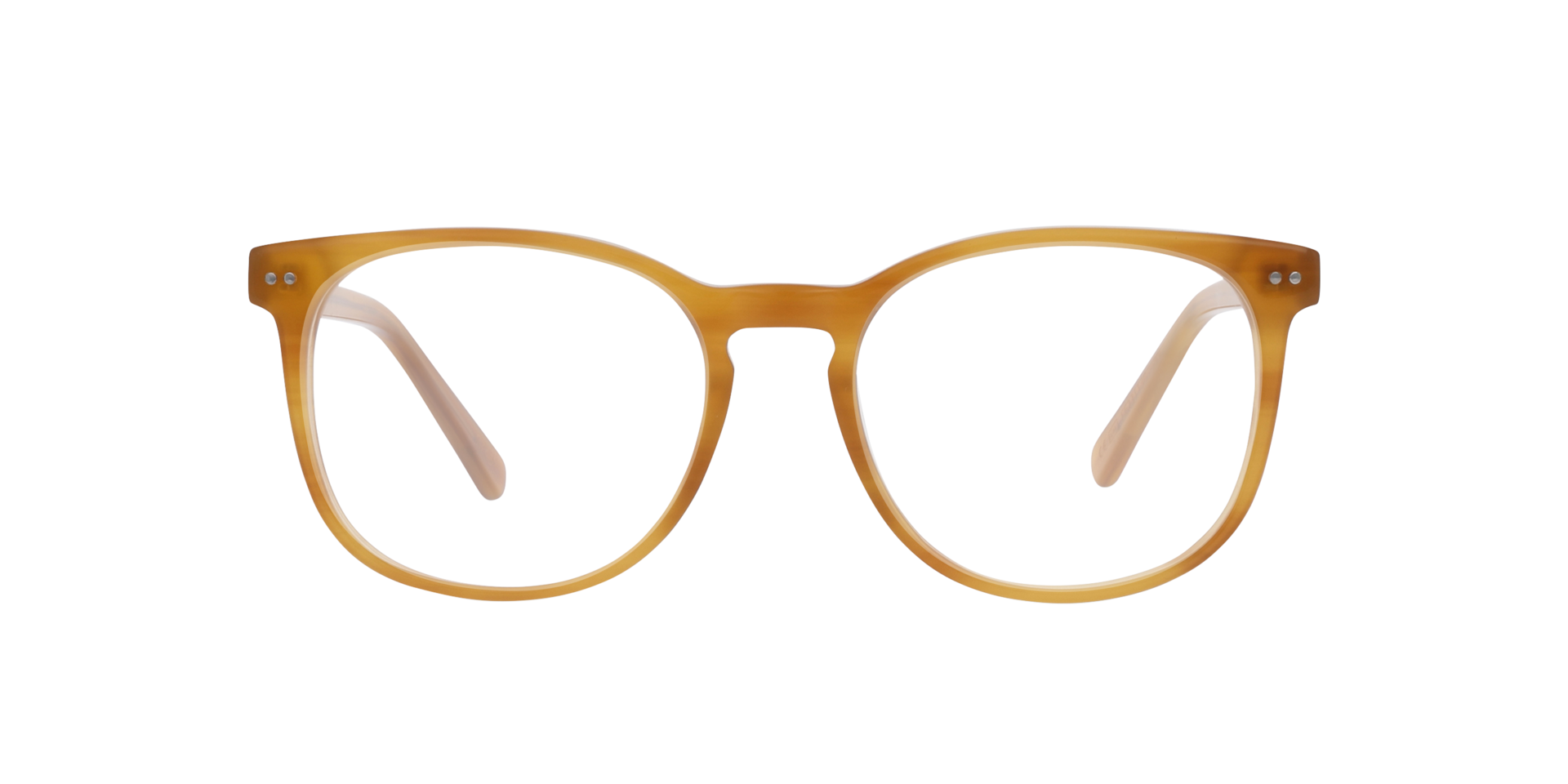 BARRON Garnet Havana AcetatEyeglass Frames von B24, Vorderansicht