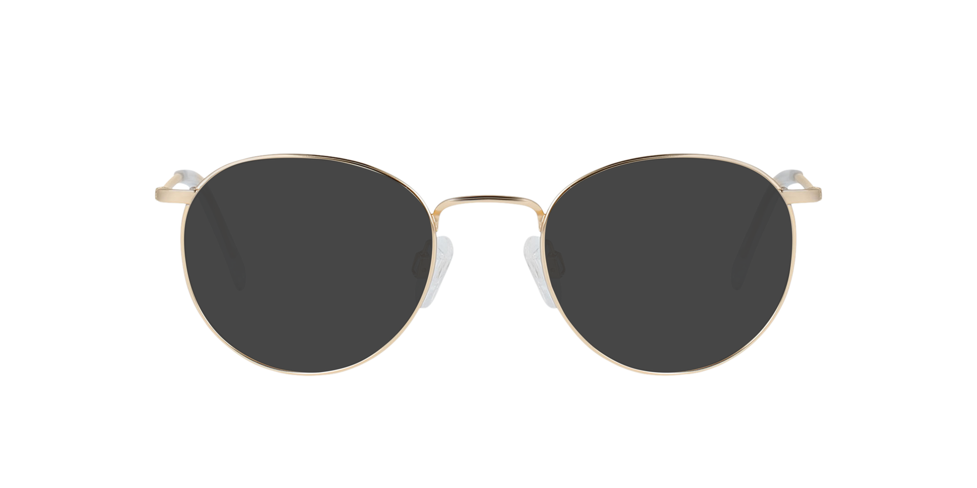 Ceo Light Gold Titanium TitanEyeglass Frames von B24, mit getönten Gläsern