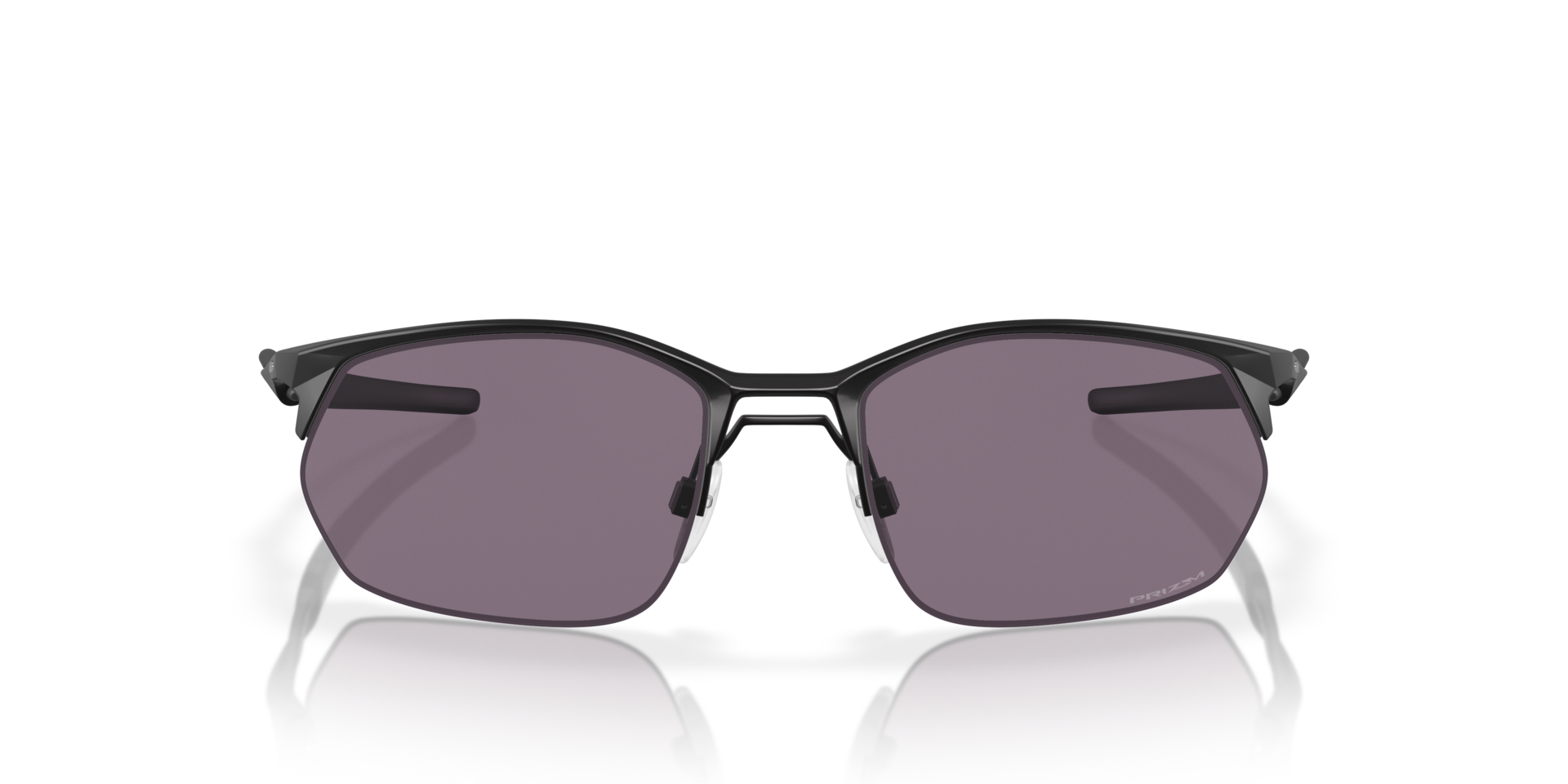 Wire Tap 2.0 Schwarz satiniert MetallSunglass Frames von B24, Vorderansicht