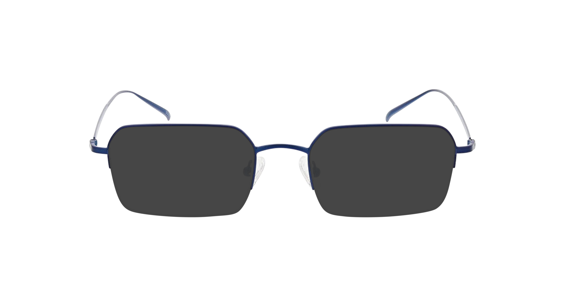 Tommy Matt Dark Blue MetaalEyeglass Frames van B24, met getinte lenzen
