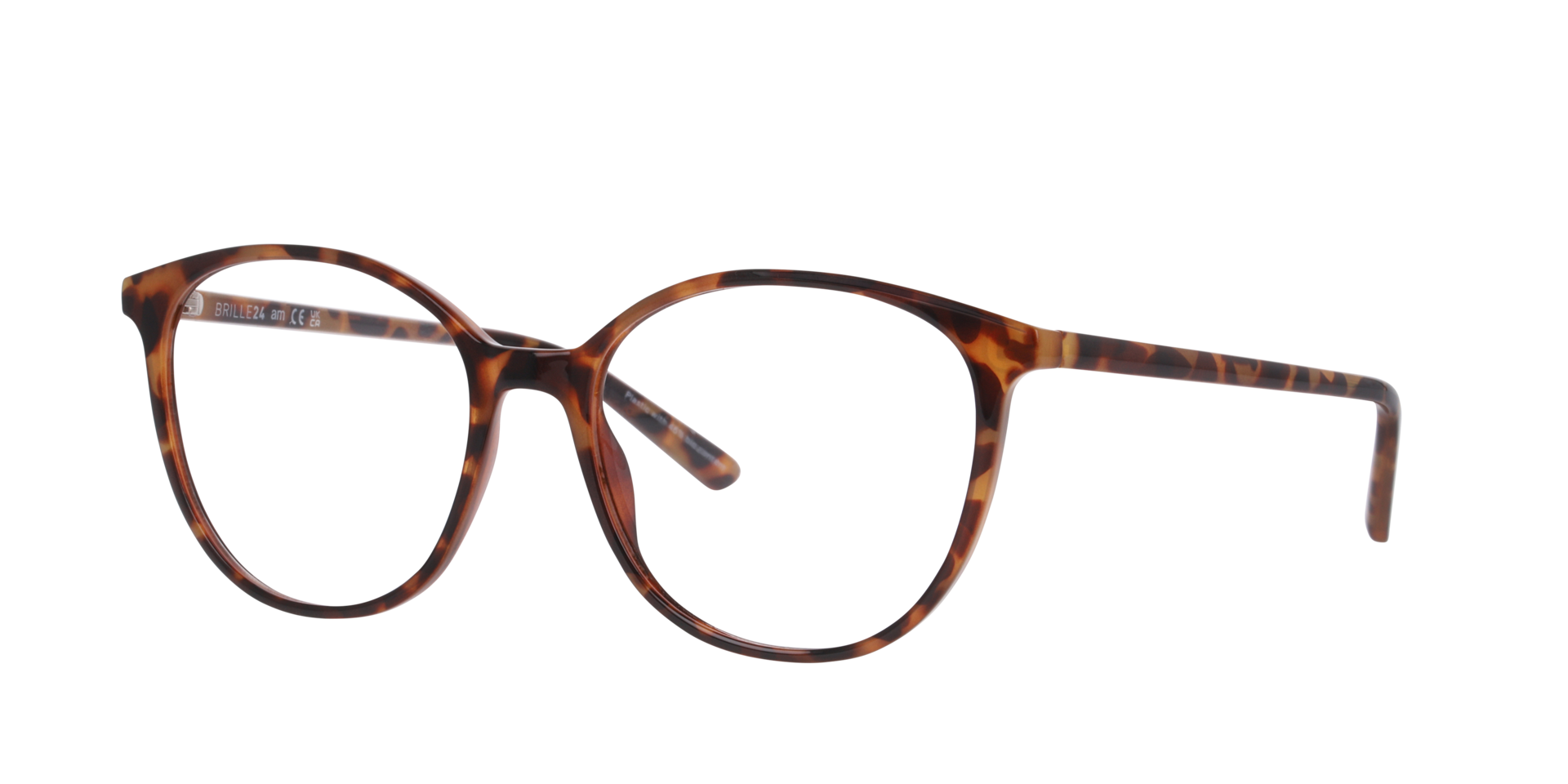 Riga Havana KunststoffEyeglass Frames von B24, Dreiviertelansicht
