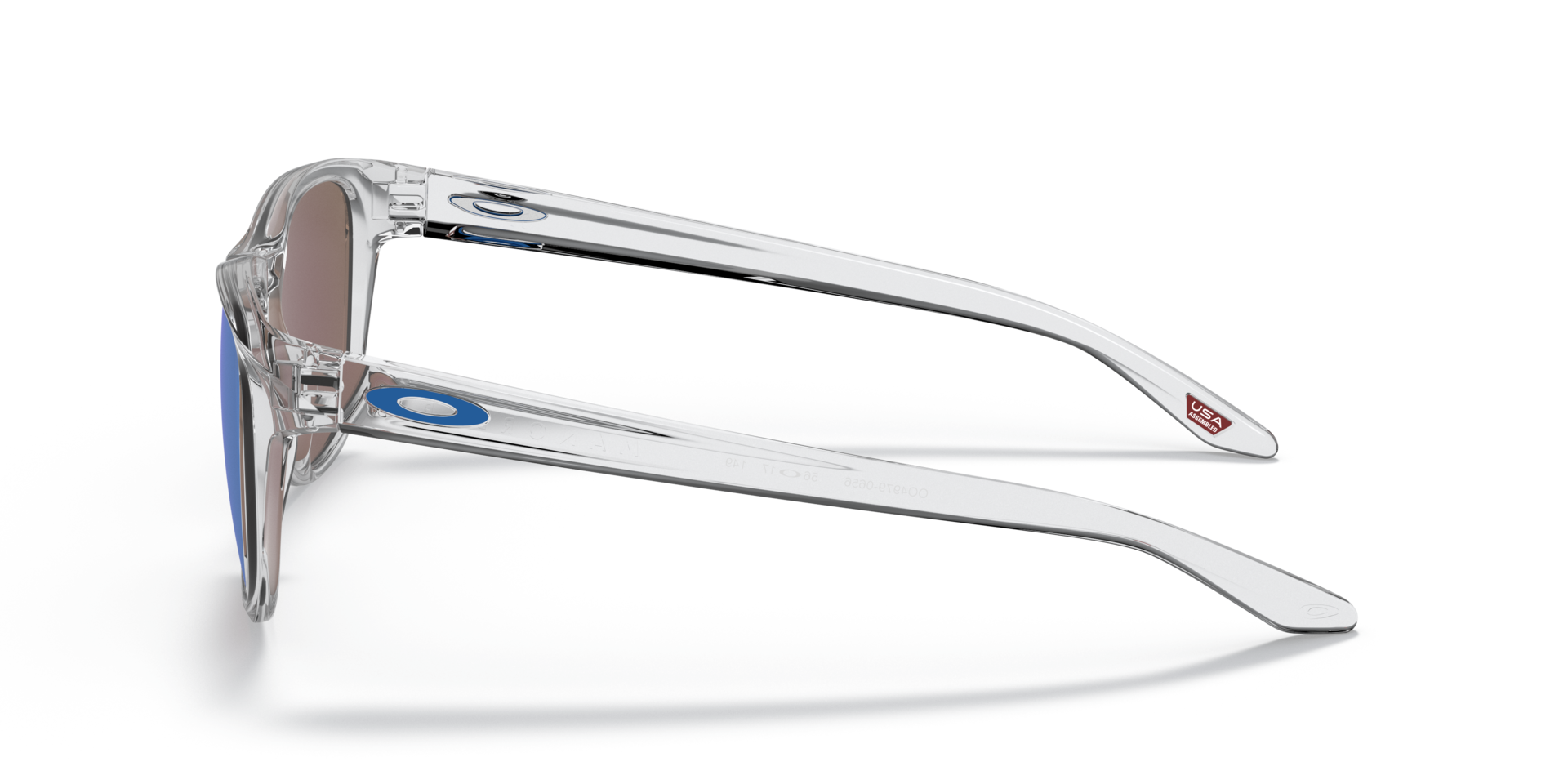 Manorburn Glanzend transparant KunststofSunglass Frames van B24, Zijaanzicht