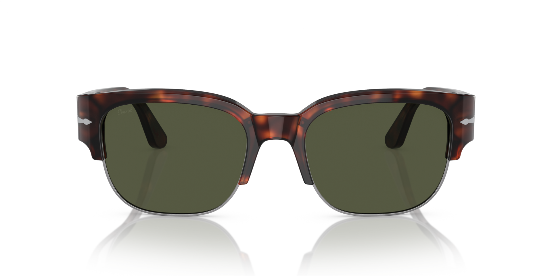 PO3319S Havana AcetatSunglass Frames von B24, Vorderansicht
