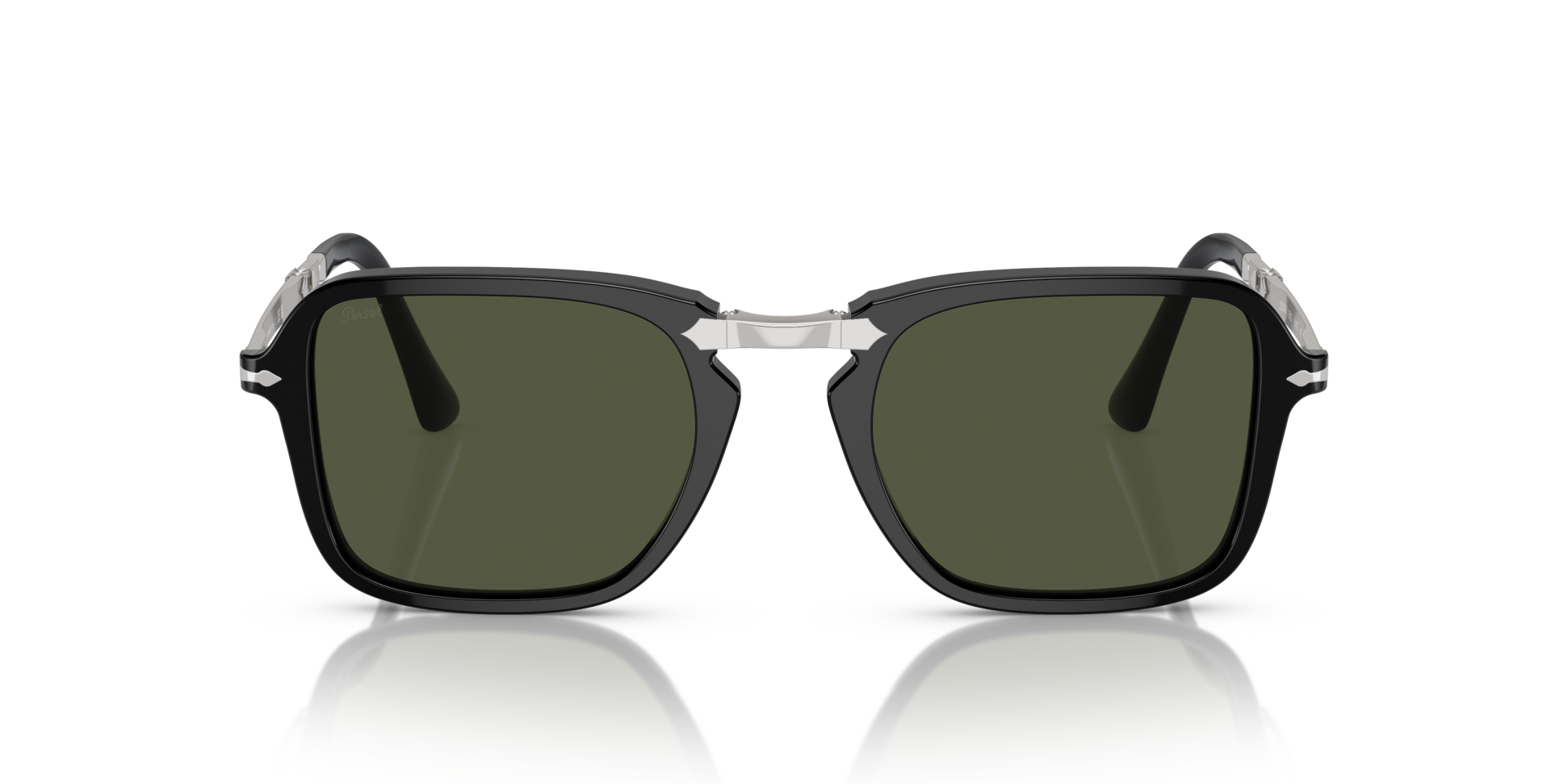 PO3330S Schwarz AcetatSunglass Frames von B24, Vorderansicht