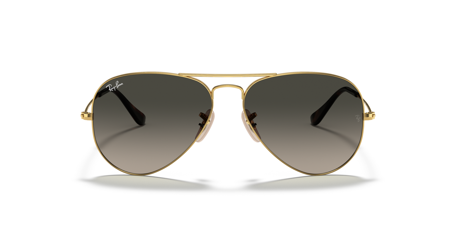 RB3025 Arista goud MetaalSunglass Frames van B24, Vooraanzicht