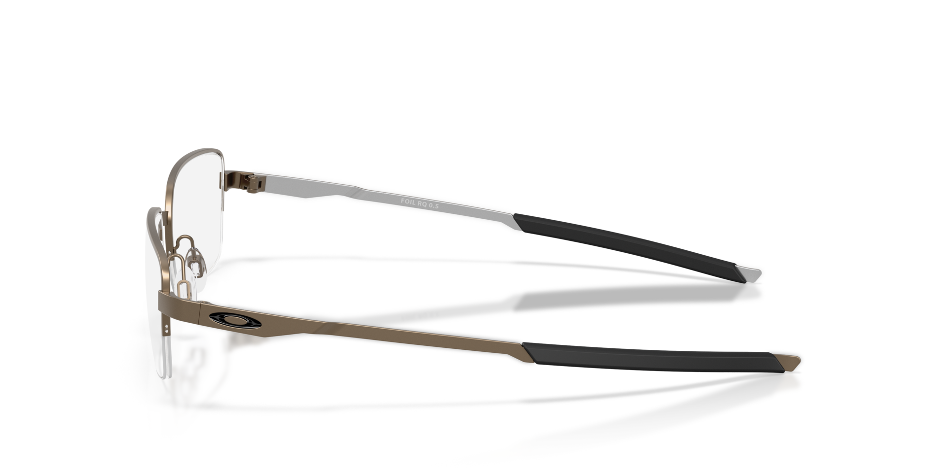 Foil RQ 0.5 Zinn MetallEyeglass Frames von B24, Seitenansicht
