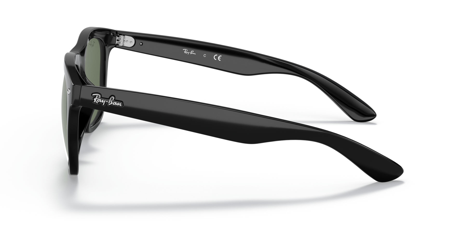 RB4260D Zwart KunststofSunglass Frames van B24, Zijaanzicht