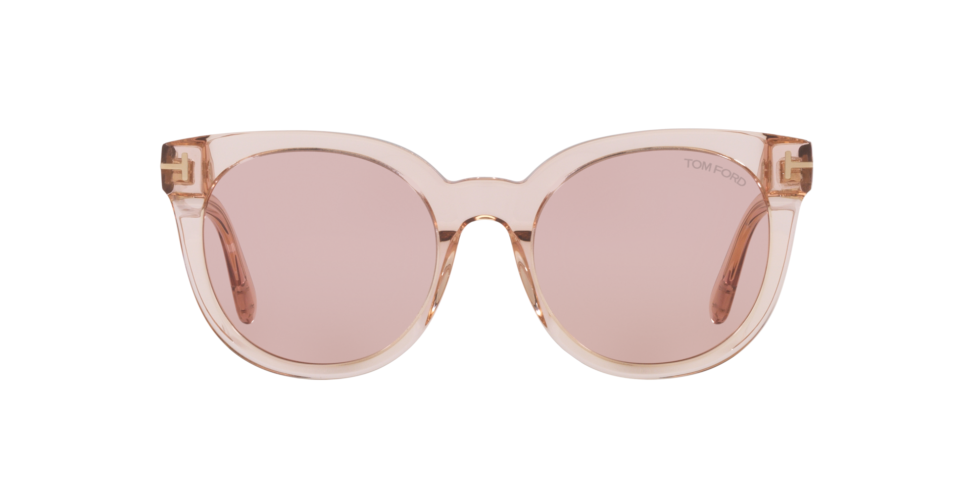 Moira Pink Shiny AcetatSunglass Frames von B24, Vorderansicht