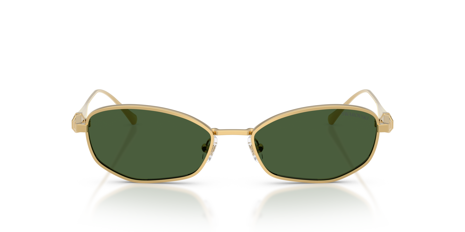 SK7042 Goud MetaalSunglass Frames van B24, Vooraanzicht