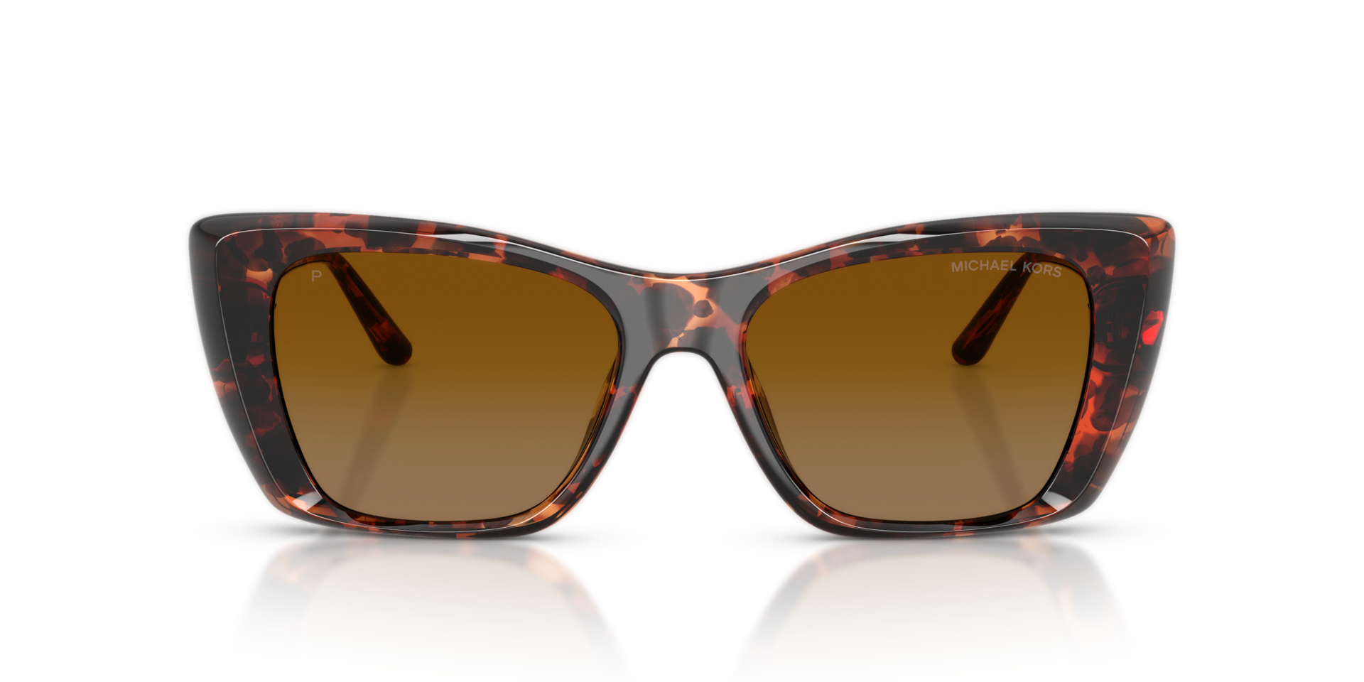 MK2270U Luggage Tortoise KunststofSunglass Frames van B24, Vooraanzicht