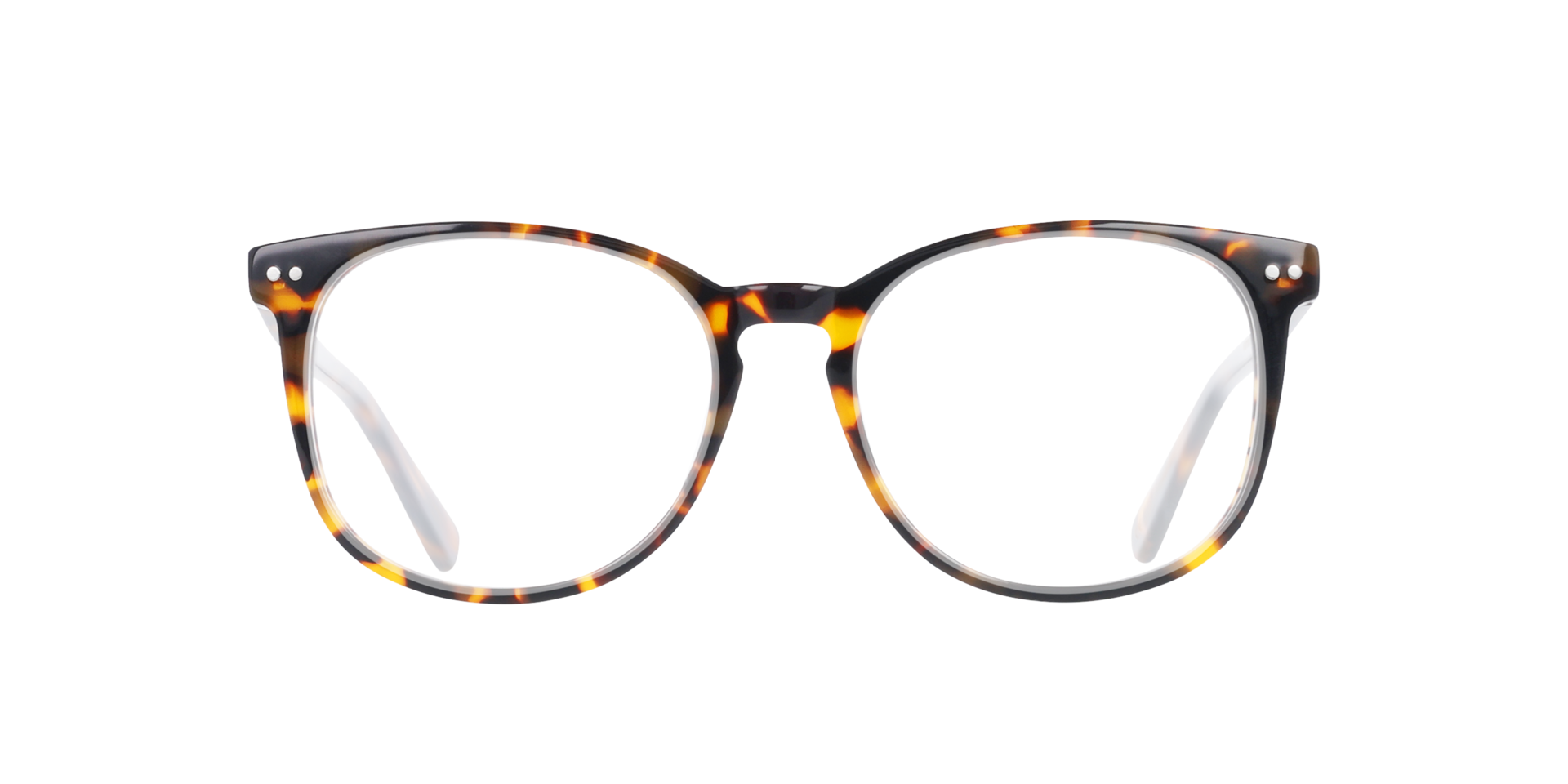 BARRON Brown Marzipan Tortoise AcetaatEyeglass Frames van B24, Vooraanzicht