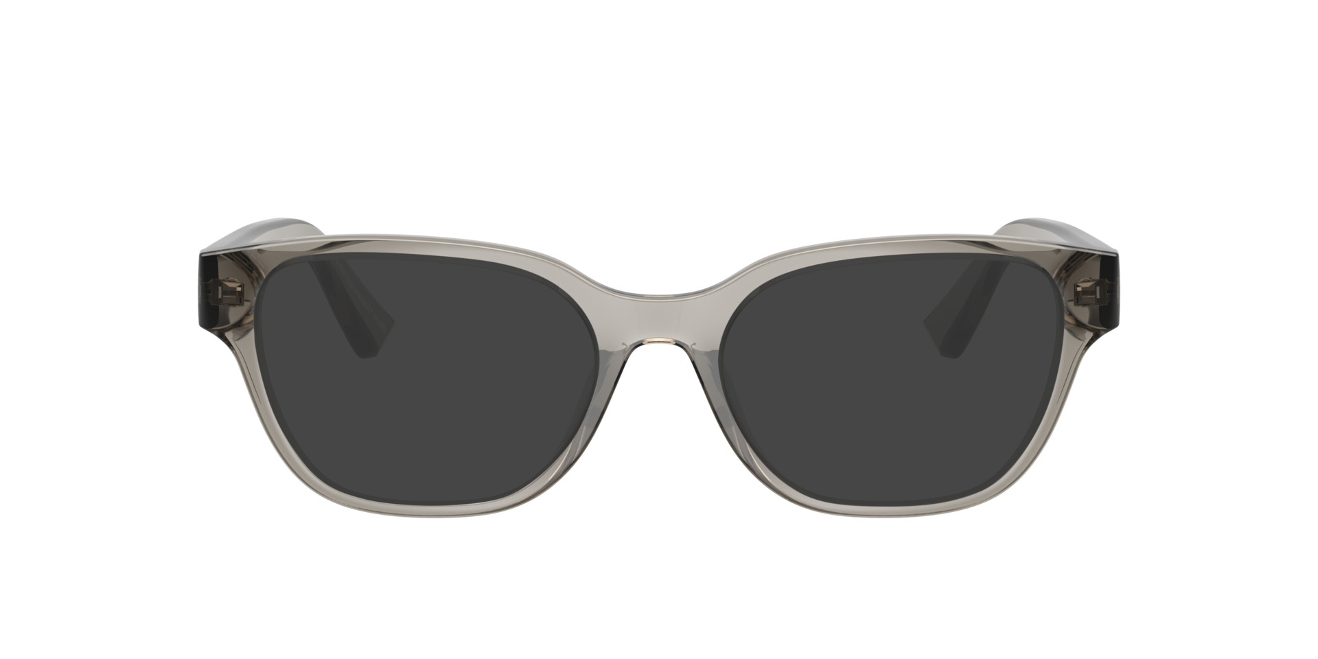 AX3134U Glänzendes transparentes Grau KunststoffEyeglass Frames von B24, mit getönten Gläsern