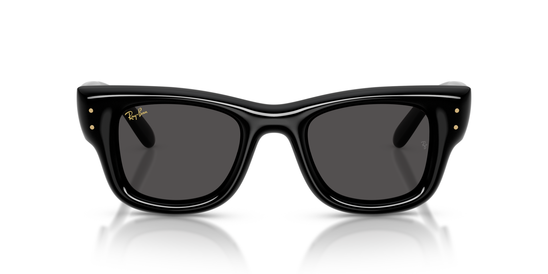 RB4940 Zwart KunststofSunglass Frames van B24, Vooraanzicht