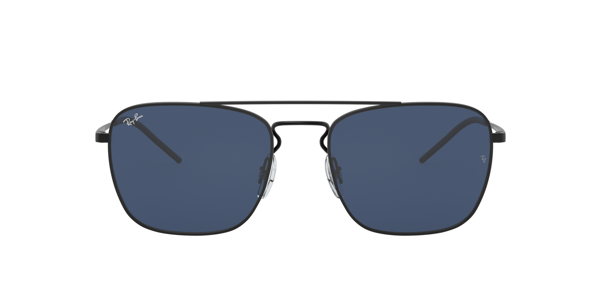 RB3588 Rubber Black MetallSunglass Frames von B24, mit getönten Gläsern