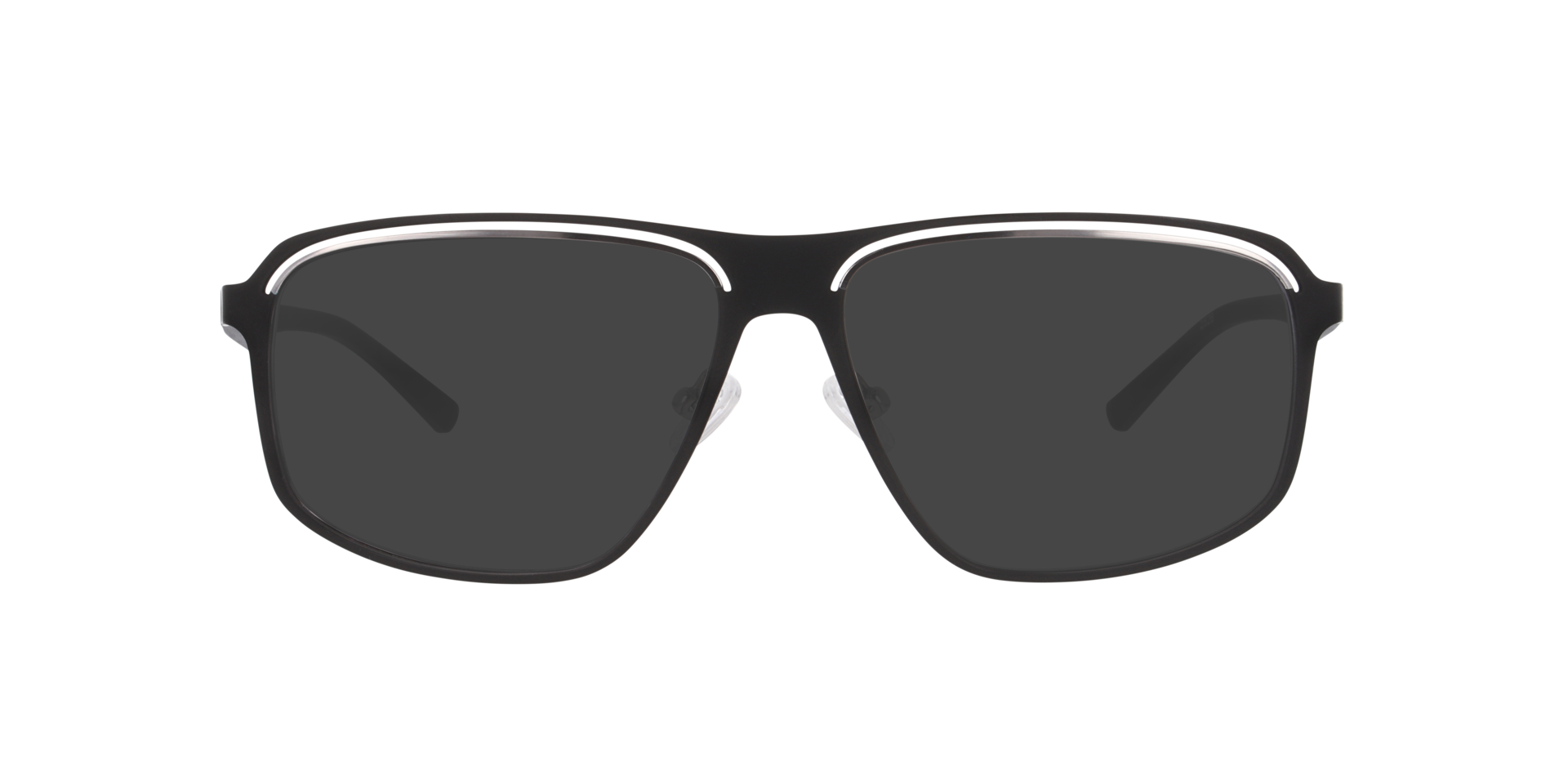 Oslo Silver & Black MetallEyeglass Frames von B24, mit getönten Gläsern