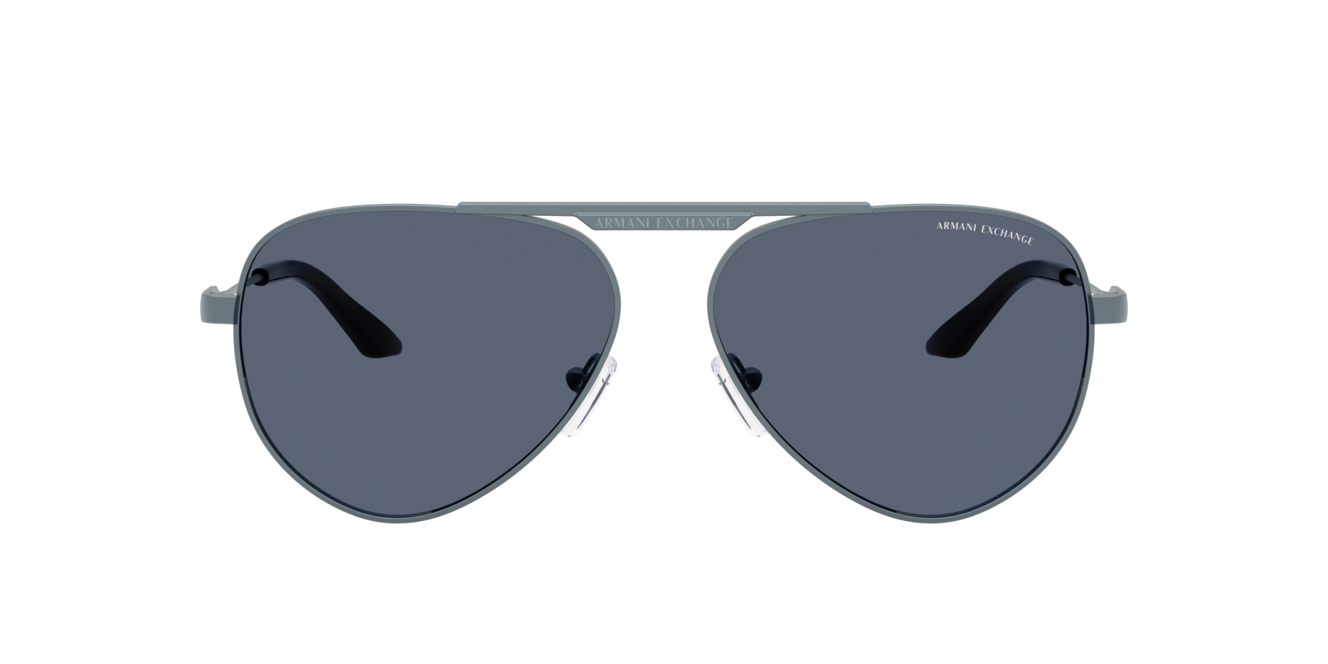 AX2060S Metalized Matte Blue MetallSunglass Frames von B24, mit getönten Gläsern