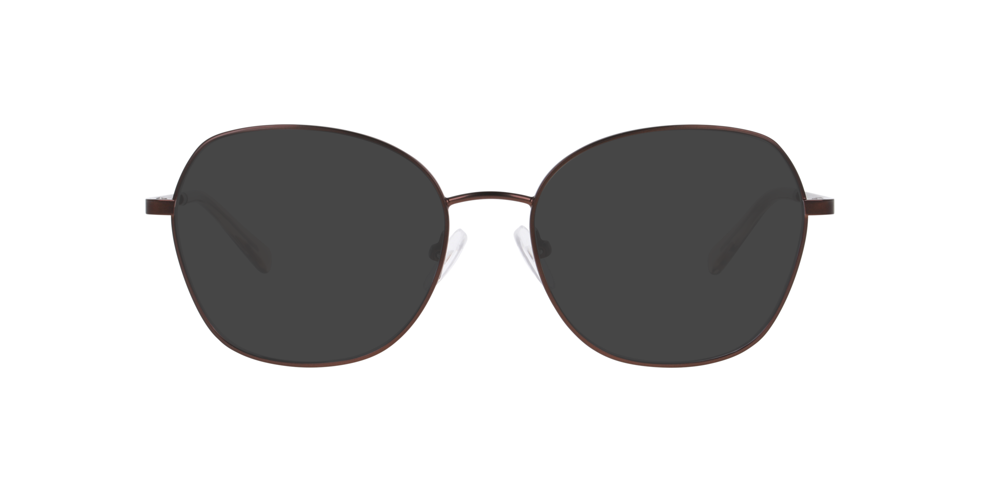 Athen Bruin MetaalEyeglass Frames van B24, met getinte lenzen