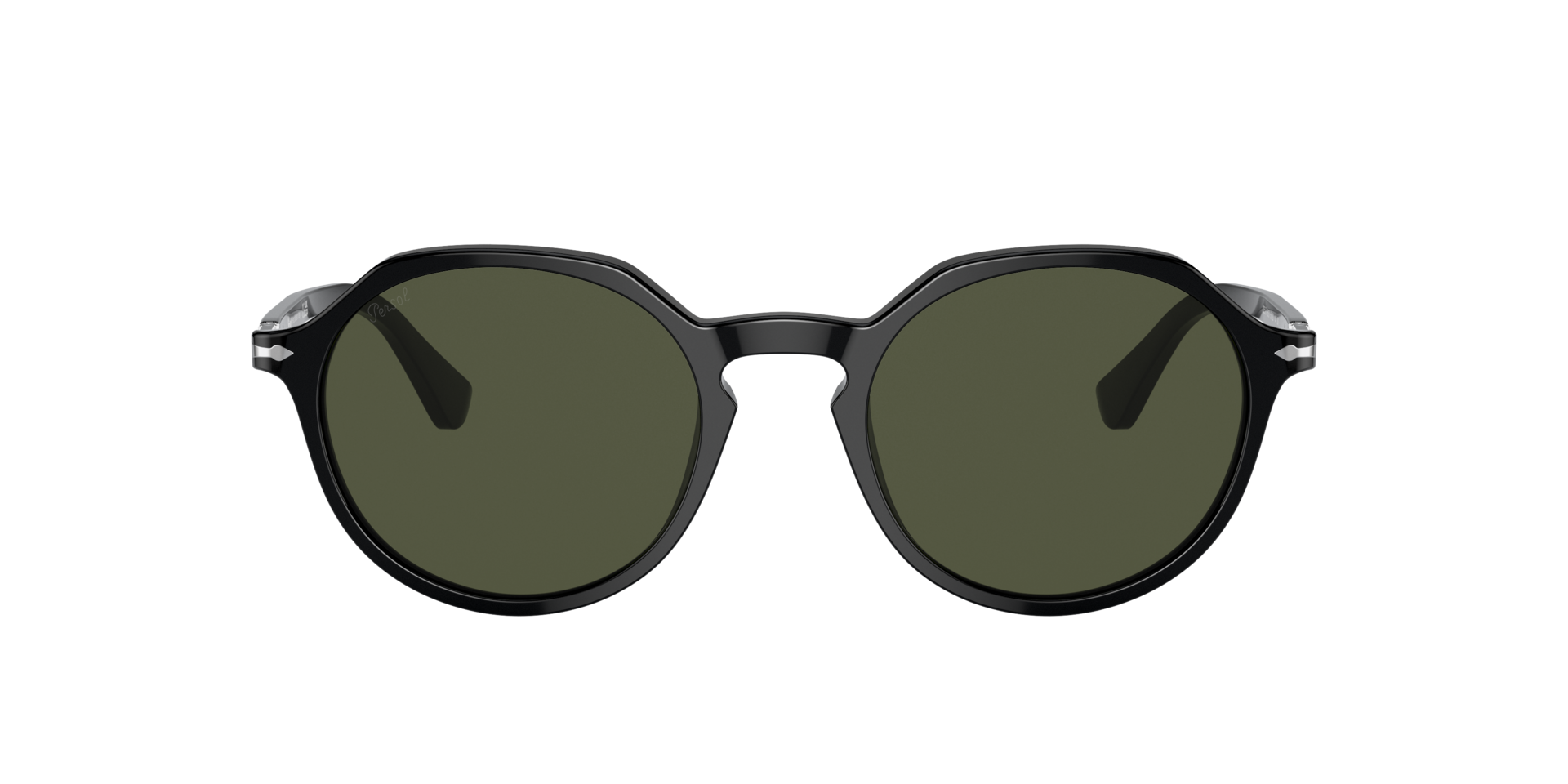 PO3255S Zwart AcetaatSunglass Frames van B24, met getinte lenzen
