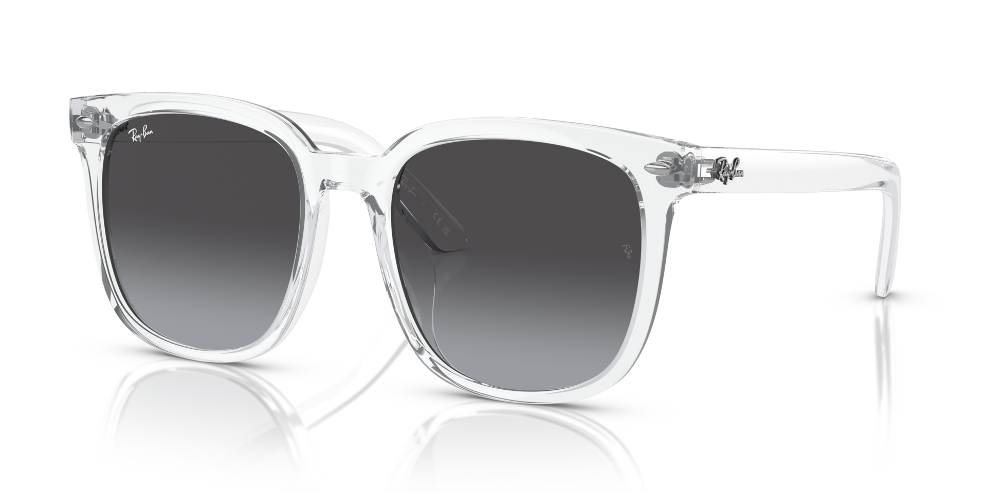 RB4401D Transparant KunststofSunglass Frames van B24, Hoekweergave