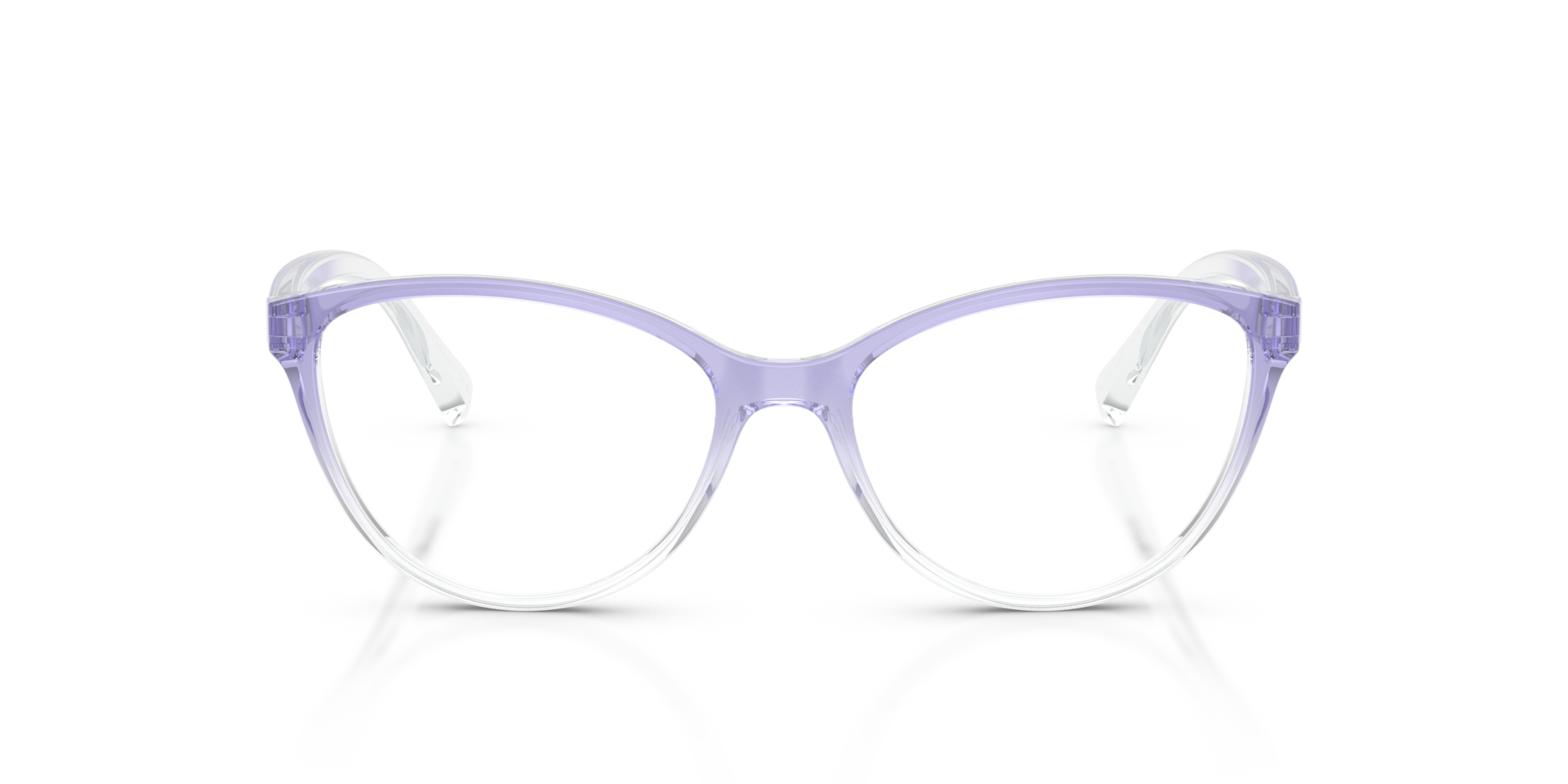 AX3053 Shiny Lilac Gradient Crystal KunststofEyeglass Frames van B24, Vooraanzicht