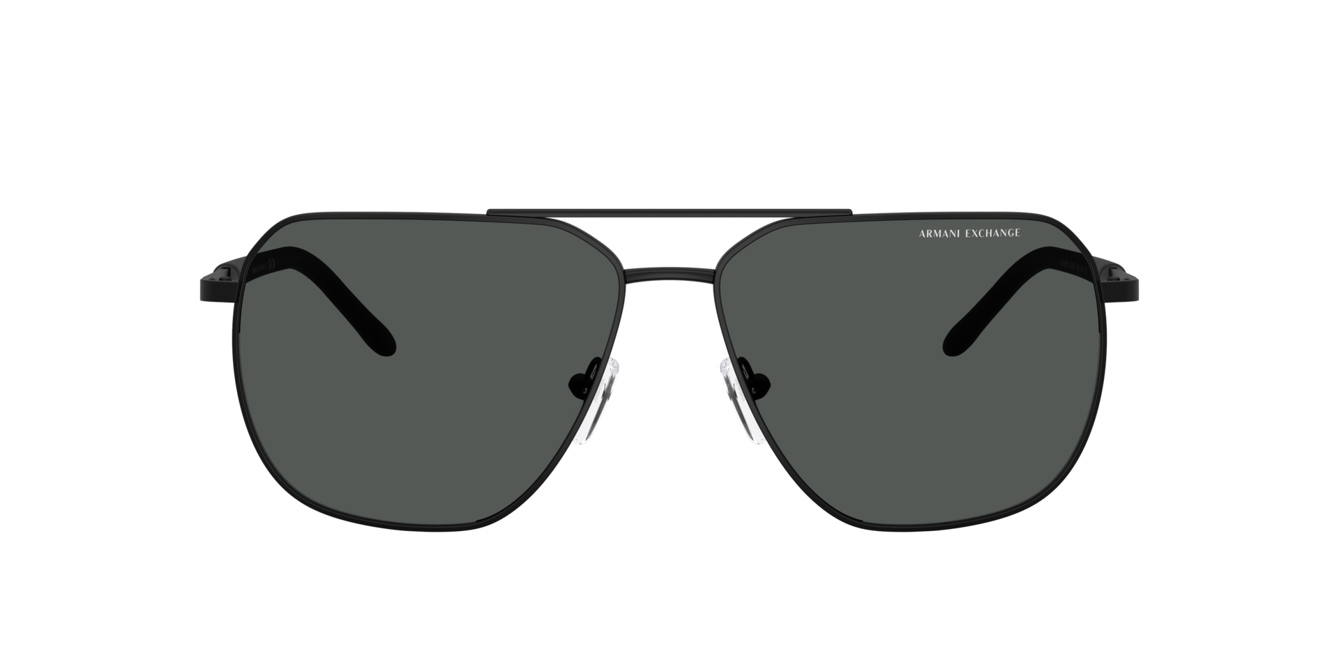 AX2057S Matt Schwarz MetallSunglass Frames von B24, mit getönten Gläsern
