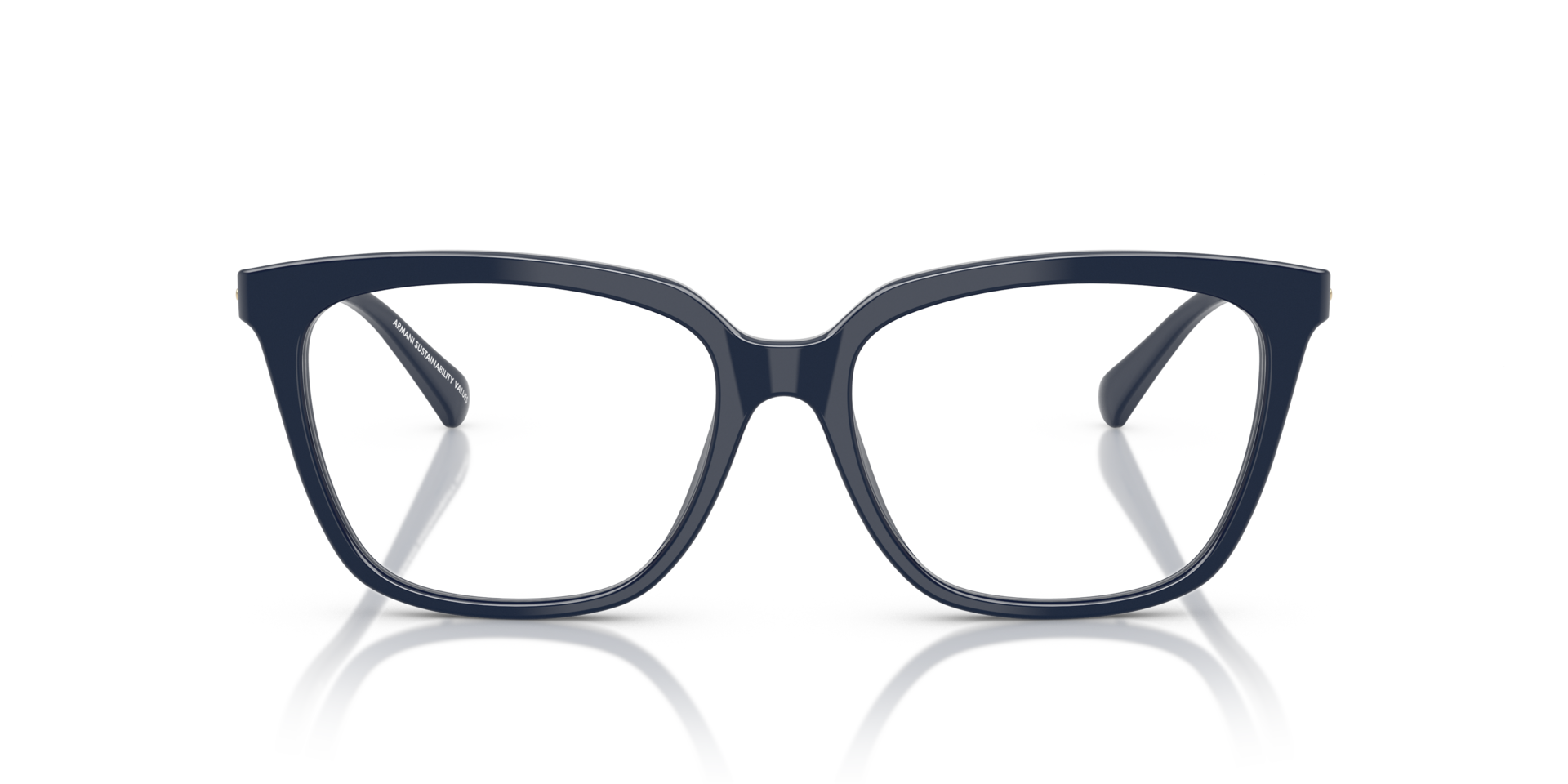 EA3248 Shiny Blue AcetatEyeglass Frames von B24, Vorderansicht