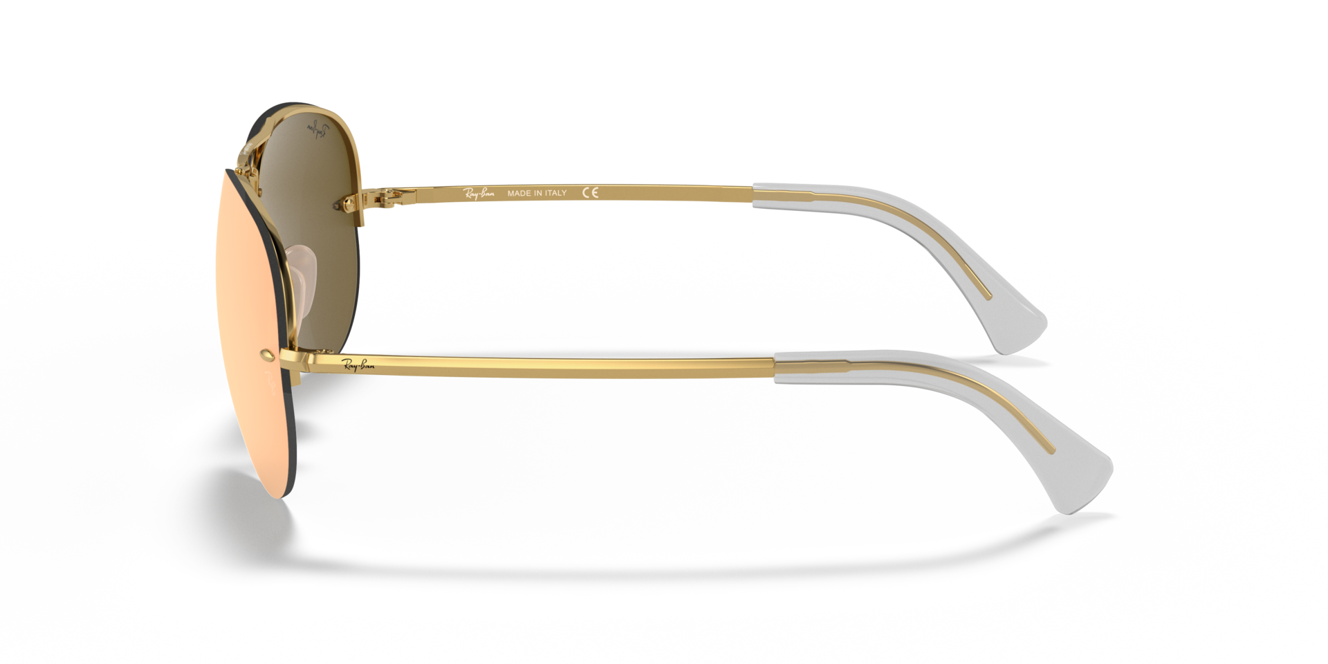RB3449 Arista Gold MetallSunglass Frames von B24, Seitenansicht